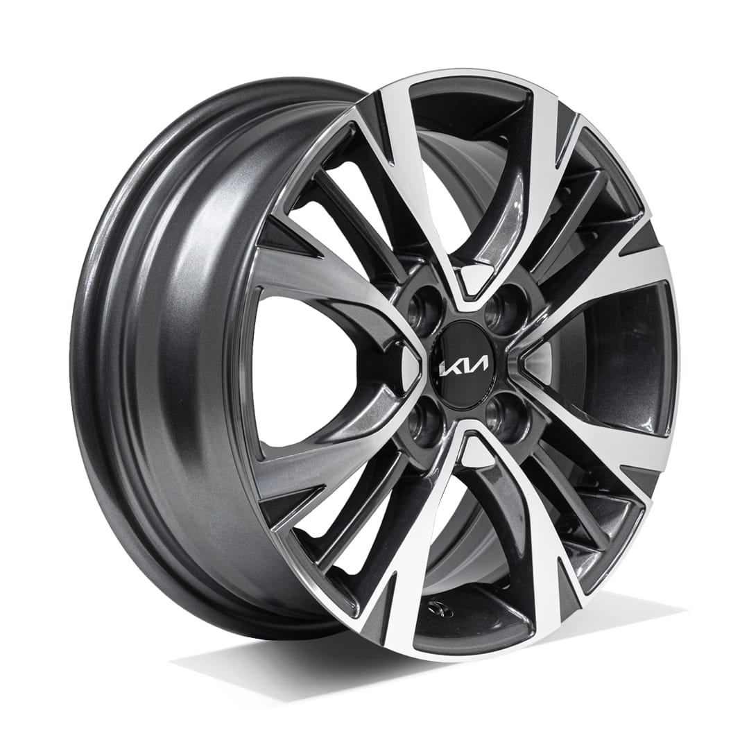 Rin aluminio 15" gris mecanizado (PICANTO - SOLUTO - SEPHIA)