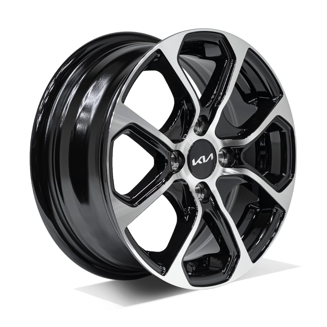 Rin aluminio 14" negro mecanizado (PICANTO - SOLUTO - SEPHIA)