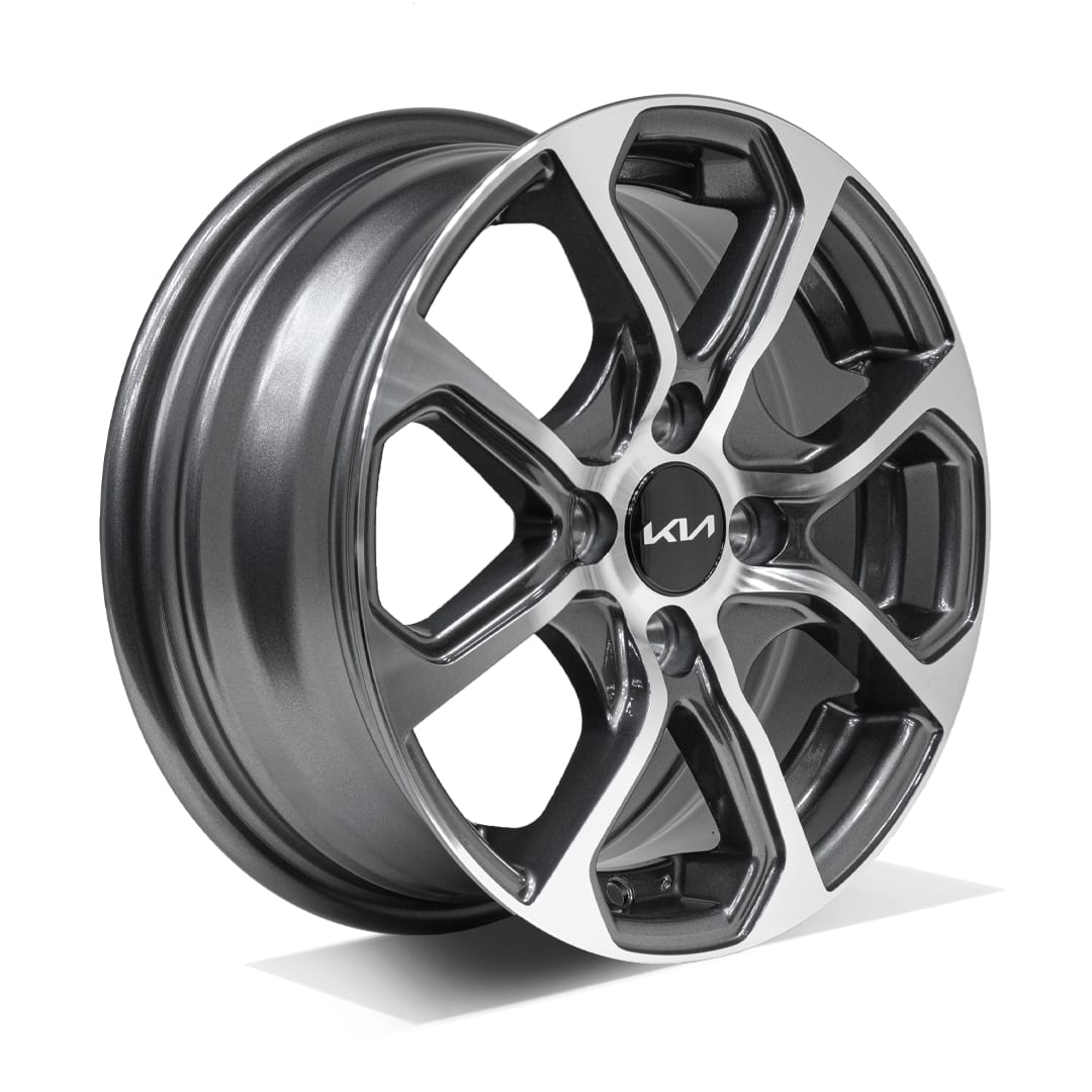 Rin aluminio 14" gris mecanizado (PICANTO - SOLUTO - SEPHIA)